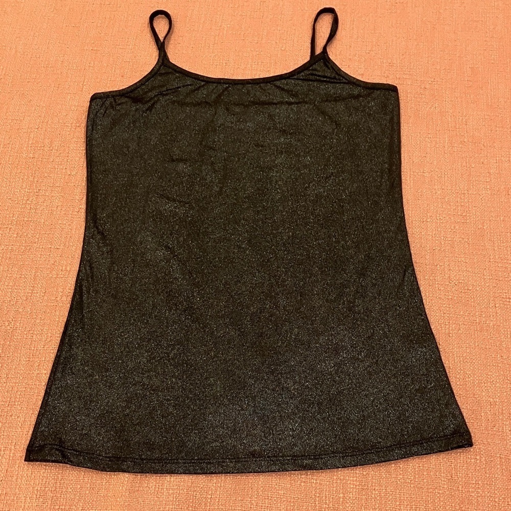 Shiny slinky small wm’s Black Camisole